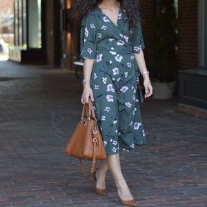 Floral Wrap Dress